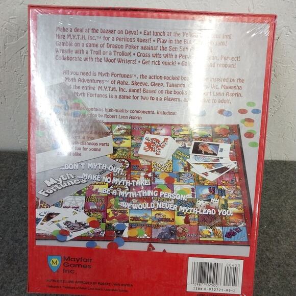 SEALED Mayfair Boardgame Myth Fortunes 1989 Robert Asprin Phil Foglio - Picture 5 of 5